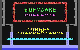 Trolls and Tribulations Title Screen